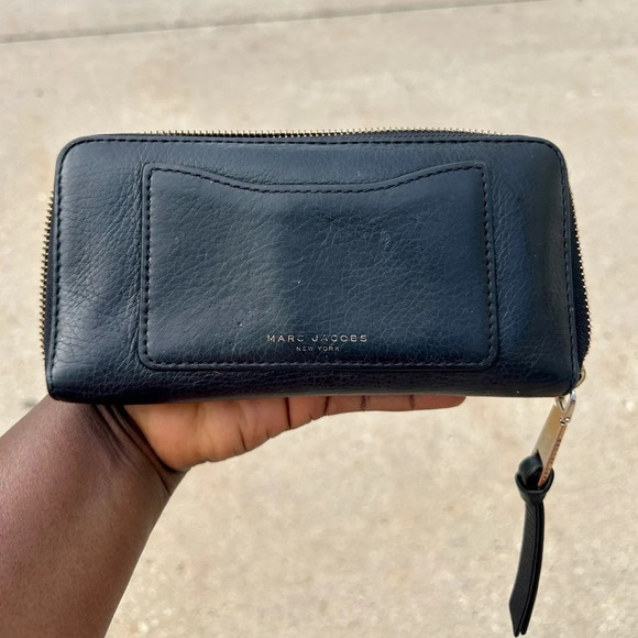 Marc Jacobs 'Recruit Vertical' Leather Wallet Black - Picture 14 of 14